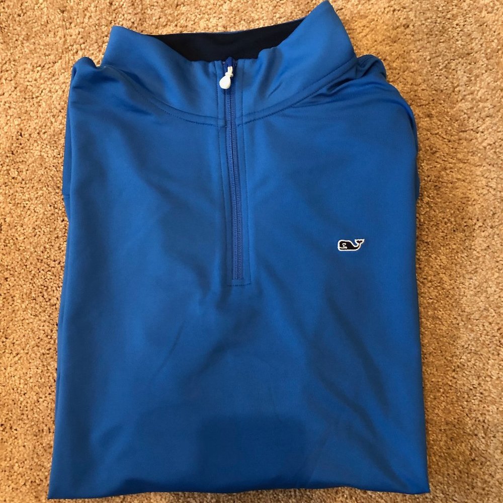 2for1 Vineyard Vines 1/4 Zip Golf Performance Pullovers - 1 Green (NWT), 1 Blue